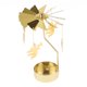 thumbnail image 3 of Vela Giratoria De Decoración Navide?a Portavelas De Té Candelabro ángel Dorado, 3 of 5