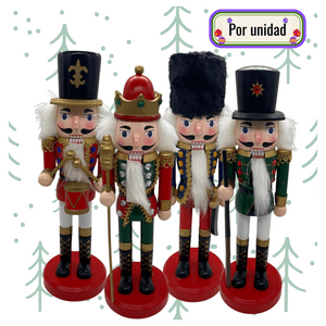 Genérico - Muñeco Cascanueces 26Cm Decoración Surtido Navidad 2025