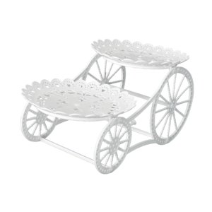 Magideal - Soporte Para Magdalenas De Postre, Soporte De Exhibición Para Magdalenas Escalonadas, Soporte Para Fruteros, Bandeja Para Servir, Soporte Para Platos Hueco Redondo