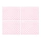 thumbnail image 1 of Set de 4 Individuales Rectangulares Saleen en Rosa Pastel, 1 of 4