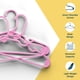 thumbnail image 5 of Perchas de plástico para niños Lifemaster 29,5 cm rosa, paquete de 10, 5 of 7
