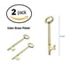 thumbnail image 5 of Juego de 2 llaves esqueleto Lucky Line con punta plana y punta con muesca, 8 cm, 5 of 5