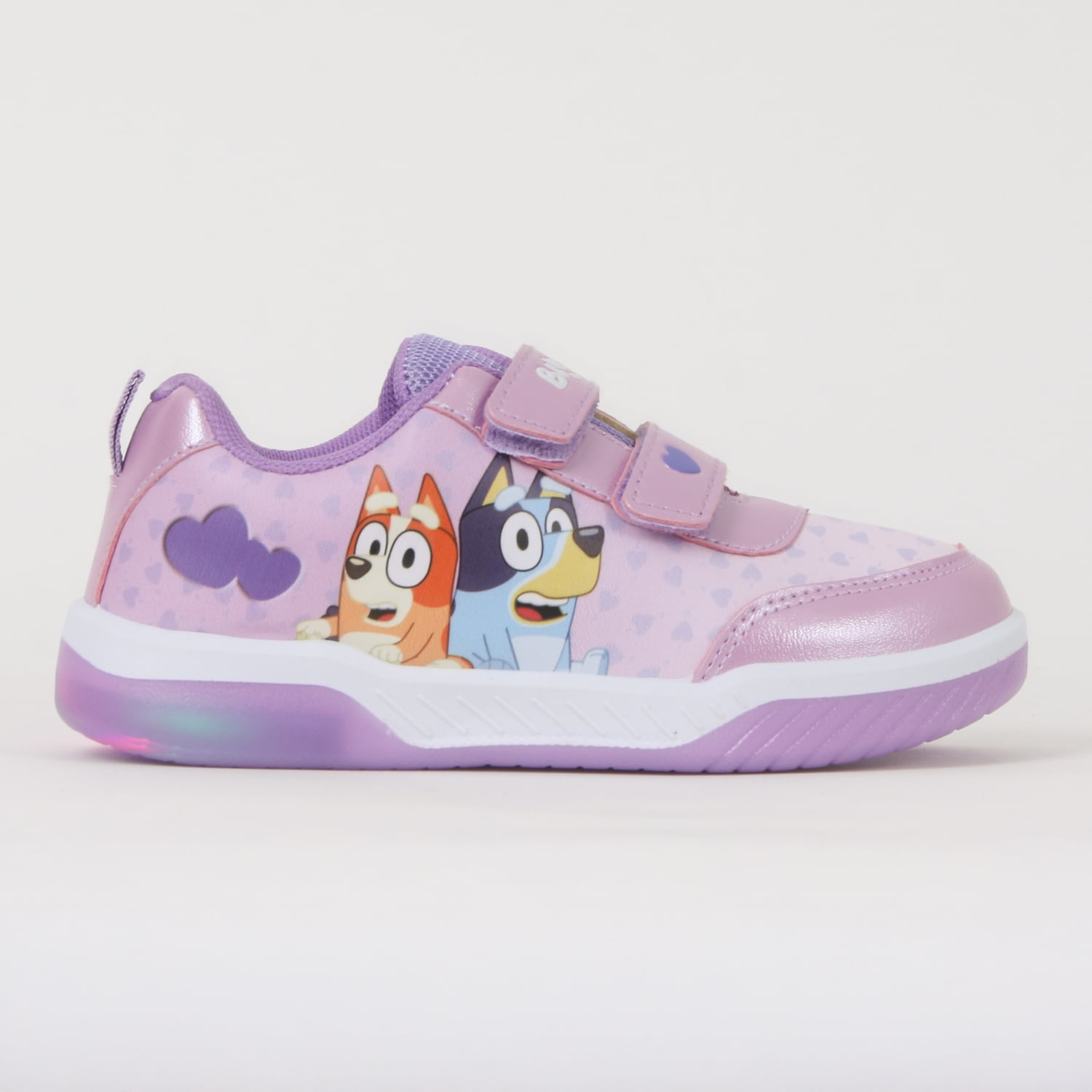 Zapatillas Con Luces Niña Lila Bingo & Bluey