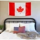 thumbnail image 2 of Bandera canadiense DANF de 90 x 150 cm, gruesa, de poliéster, resistente a la decoloración, ojales de latón y cabecera de lona. Banderas nacionales canadienses de 90 x 150 cm., 2 of 6