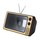 thumbnail image 1 of Amplificador De TV De 11" De Dise?o Retro, Regalo Para Papá, Miniamplificador Para Juegos, Cualquier Teléfono Inteligente, Dorado, 1 of 5