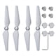 thumbnail image 1 of Hélices Ultimaxx para DJI Phantom 4 Pro/Advanced – Pack de 4 en blanco, 1 of 2