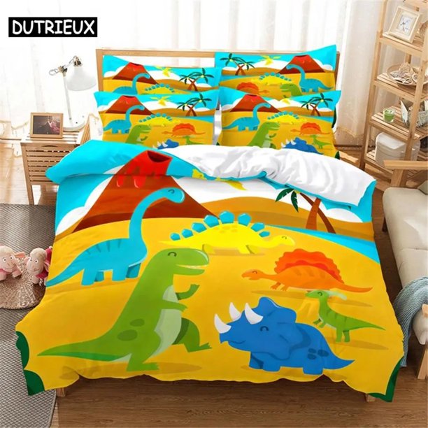 Dinosaur Bedding Set Bedding Duvet Cover Set Bedding Set Bed Cover Cotton Bedroom Bed Cover