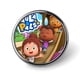 thumbnail image 1 of Paula & Pals-Theme Round Button Badge: Premium Metal Construction, Ideal for High-End Events 2.8 cm, 1 of 6