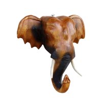 Bothyi - Escultura De Elefante De Pared Para Colgar En La Pared Para El Fondo De La Sala De Estar Inauguración De La Casa De 10 Pulgadas