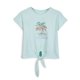 thumbnail image 1 of Polera Niña Manga Corta con Amarra Delantera Aqua Pillin, 1 of 3
