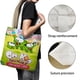 thumbnail image 3 of Om Nom Bolso de tela con estampado de lienzo para mujer, bolsa de compras reutilizable y estética, con cremallera interior, regalo para mujer,38*45cm., 3 of 6