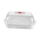 thumbnail image 5 of Microondas Vaporizador Recipiente Tapa Cocina Comida Material Pp para Preparar Platos Rápidos y Fáciles Adecuado para Hogar Oficina Departamento Dormi, 5 of 5