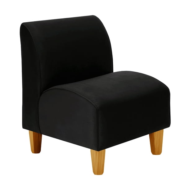 Poltrona Soft 1C Felpa 04 Negro