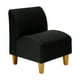 thumbnail image 1 of Poltrona Soft 1C Felpa 04 Negro, 1 of 4