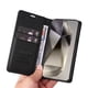 thumbnail image 5 of Funda Billetera de Cuero para Samsung Galaxy S25 Ultra con Tarjetero y Soporte - Tapa Magnética Negro, 5 of 6