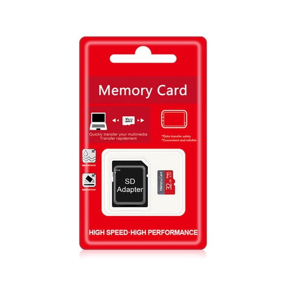 Tarjeta TF funxwe 32 GB Clase 10 UHS‑I con adaptador