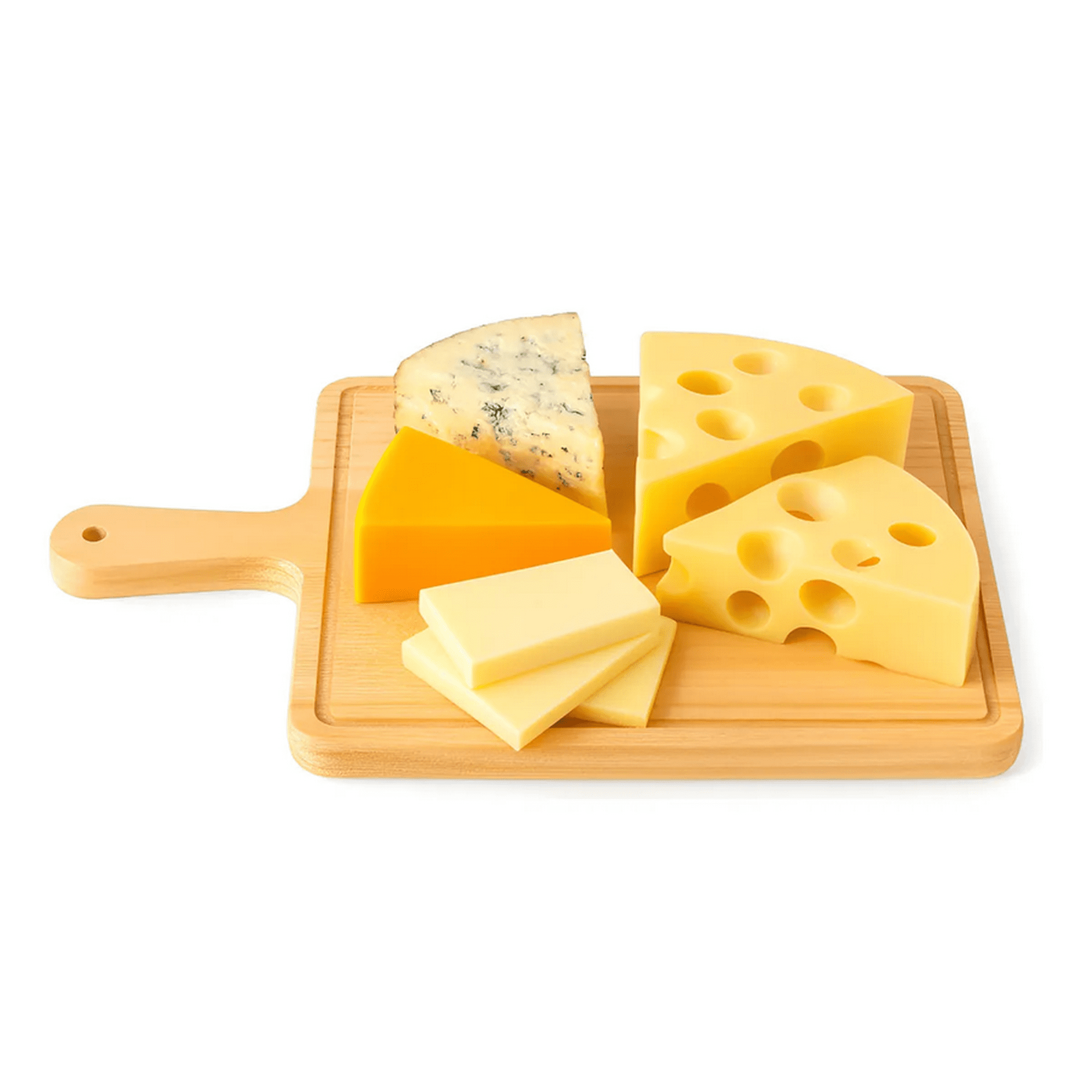 Genérico - Tablas Pizza Tabla Cuadrada Picoteo Plato Madera 27x30cm