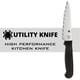 thumbnail image 2 of Cuchillo utilitario de cocina Spyderco, hoja ligera de 4,5 cm, 2 of 9