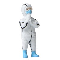 Magideal - De Personas En Miniatura De Resina, Muñeca De Juguete Para Niños Pintada Para Callejera, Kits De Construcción Diy, Ornamento De Carrete Médico Occidental B