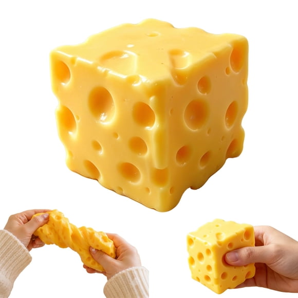 Juguete antiestrés squishy de queso OIUJHG, 5 cm