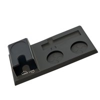 Bothyi - Soporte Para Tamper De Café Pvc Con Tuerca De Ajuste Alfombrilla Para Utensilios De Café Negro