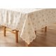 thumbnail image 2 of Mantel Navideño Rectangular 140x220 Marfil Copos Dorados, 2 of 4