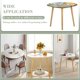 thumbnail image 3 of Los casos de las criaturas-theme Fitted Round Tablecloths Elastic Edged Table Covers Waterproof Table Cloth for Kitchen Holiday Party Tables Decor 150cm, 3 of 6