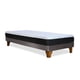 thumbnail image 2 of Cama Europea Zen Pro Colchon Resortes 1.5 Plaza Base Dividida Tela Gris, 2 of 6