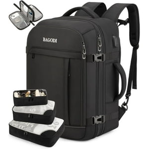 Mochila Bagodi Carry On De 42 Litros Para Hombre Y Mujer Con Cubos De Embalaje