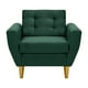 thumbnail image 1 of Sofa Bote 1c Felpa 01 Verde Botella, 1 of 6