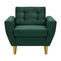 Bodevir - Sofa Bote 1C Felpa 01 Verde Botella