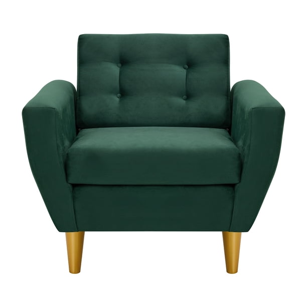 Sofa Bote 1c Felpa 01 Verde Botella