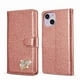 thumbnail image 2 of Gorgeous Rose Gold Leather Phone Case for iPhone 14, 13, 12, 11 Pro Max - Perfect for Women Who Love Their Phones!, 2 of 2