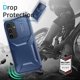 thumbnail image 4 of Funda Resistente para Samsung Galaxy S25 FE con Tapa Deslizante y Protección Militar Azul, 4 of 6