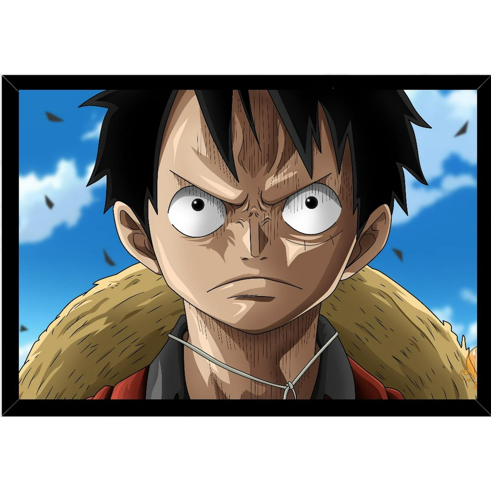 Genérico - Cuadro Decorativo One Piece D-luffy Medidas 30x40 Cm