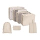 thumbnail image 3 of 7 Bolsas Organizadoras De Viaje De Nailon Impermeables, Bolsas De Almacenamiento De Ropa, Beige Ligero, 3 of 3
