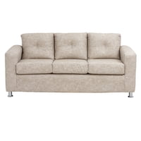 Muebles América - Sofá George 3 Cuerpos Cuero Auris Beige