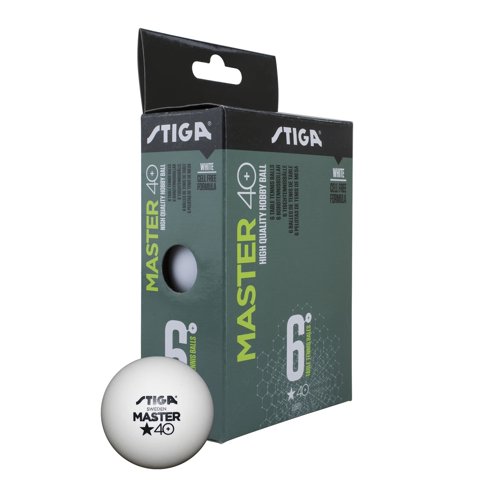 Pelota Tenis De Mesa Stiga 6 Pack Master 1 Star
