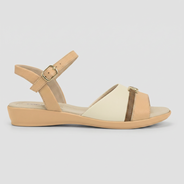 Sandalia Mujer Durazno/Beige Camila 40 Piccadilly