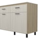 thumbnail image 5 of Mueble Base De Cocina 3 Puertas 2 Cajones Fm-003C Café Claro, 5 of 11