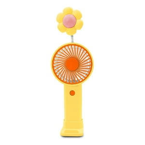 Genérico - Ventilador Mano Adorno Flor Luz Sensorial Base Removible Lau