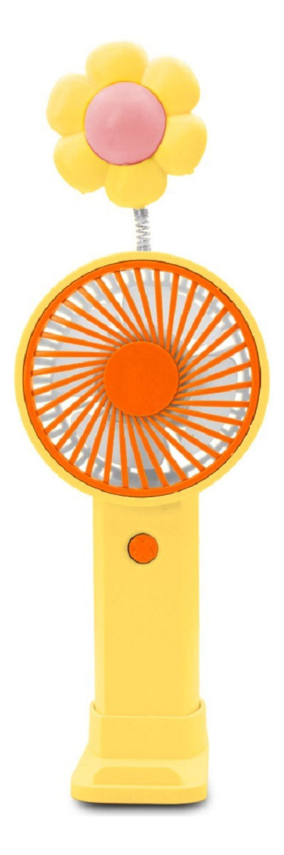 Genérico - Ventilador Mano Adorno Flor Luz Sensorial Base Removible Lau