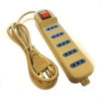 Royaltech - Alargador 3Mts / 5 Tomas, Gris