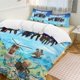 thumbnail image 2 of Skibidi Toilet Bedding Set Duvet Cover Comfortable and Lightweight Cartoon Bedding 3 Piece Bed Set, 2 of 5