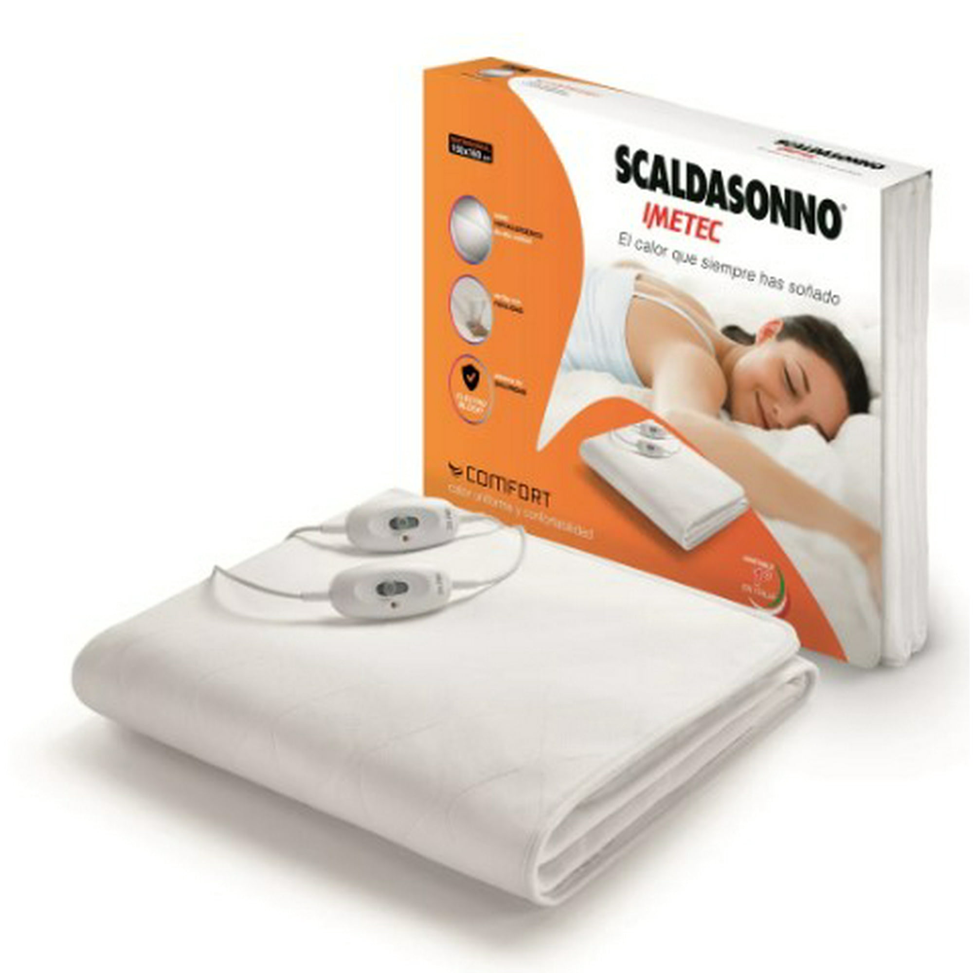 Scaldasonno - Calienta Cama Confort 2 Plazas Blanco