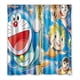 thumbnail image 1 of Cortina de ducha Doraemon, juego de cortina de baño con ganchos, tamaño 66 x 72 pulgadas, 1 of 3