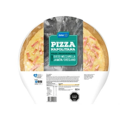 Pizza Napolitana Masa Tradicional 1 Un 465 G Lider