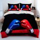 thumbnail image 1 of v1966 Bed Sheets Boxing Gloves Boxer Fight Comforter Bedding Set,Duvet Cover Bed Set Quilt Cover Pillowcase,King Queen Size Bedding Set Adult 3-Piece Bedding Set (1 Duvet Cover + 2 Pillow Shams) Bed S, 1 of 5