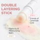 thumbnail image 3 of AMPLE:N Ceramide Shot Bálsamo Stick de Doble Núcleo, Sin Fragancia, 0.35 oz, 3 of 7