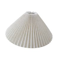 Ioensy - Pantalla De Lámpara De Mesa Plisada, Cubierta De Lámpara De Escritorio Para Oficina, Cocina, Restaurante